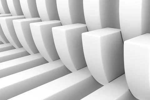 Black and white abstract background 3D render illustration Stock Illustration