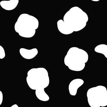 Black and White Abstract circles seamless pattern design イラスト素材