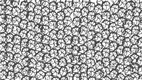 Black and white abstract cobweb. Gossamer background. Hand drawn Halloween pa Stock Illustration