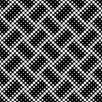 Black and white abstract dot pattern background design 스톡 일러스트