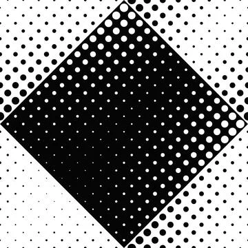 Black and white abstract dot pattern background design 스톡 일러스트