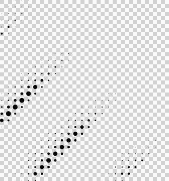 Black and white abstract dots pattern. Scattered minimalist confetti design Illustrazione stock