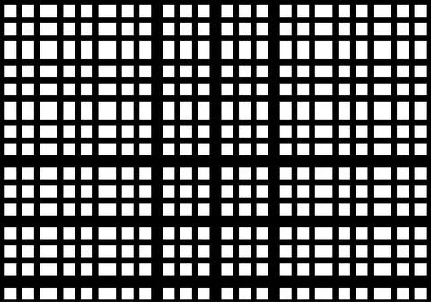Black and white abstract geometric line pattern featuring bold horizontal a.. Stock Illustration