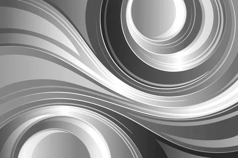 Black and white abstract gradient patterned Stock Illustration