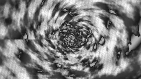 Black and White Abstract Implosion Texture Seamless Loop 库存影片 341842057