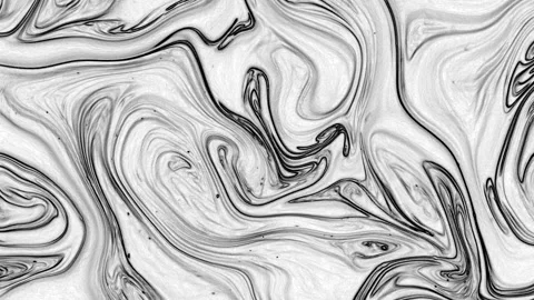 Black and White Abstract Ink Flow Background Stock Footage 331404159