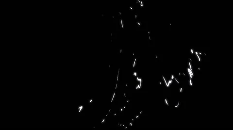 Black and White Abstract Liquid Ink Splash VJ Loops Motion Background Effect HD Video stock 60357482