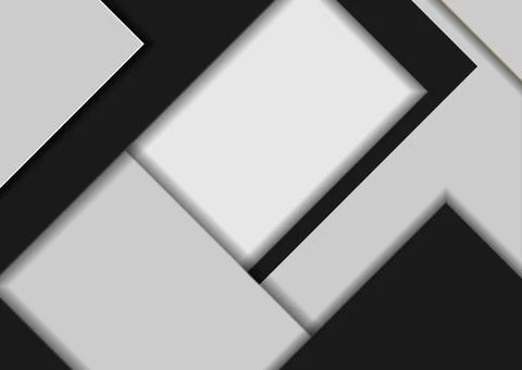 Black and white abstract minimal corporate background Stock Illustration