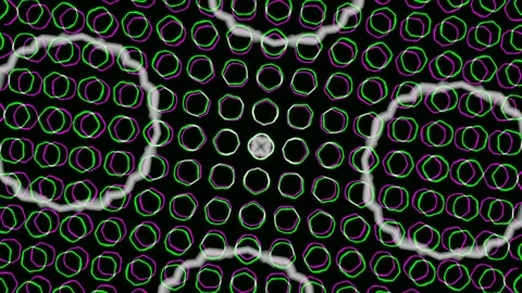 Black and white abstract pattern for DJ set visualizations Stock Footage 172530757