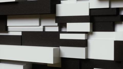 Black and white abstract pattern background in a corporate style Stock Footage 347152533