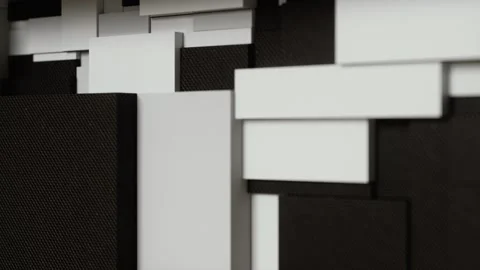 Black and white abstract pattern background in a corporate style Stock Footage 347152536