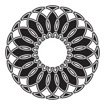 Black and white. Abstract pattern seamless background. Stock Illustration