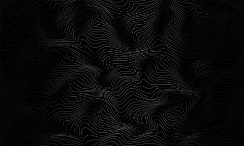 Black and white abstract pattern with waves 스톡 일러스트