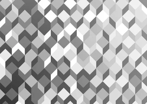 Black and white. Abstract pattern background. geometric polygon design. Vecto イラスト素材