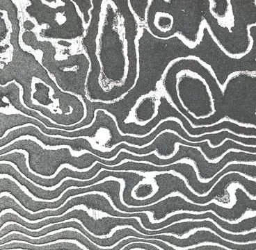 Black and white abstract pattern with wavy lines Stock Photos
