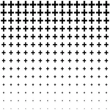 Black and white abstract plus sign seamless, pattern background. Stock Illustration