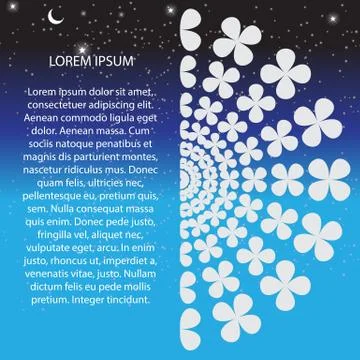 Black and White Abstract Psychedelic Art Background. Vector Illu Illustrazione stock