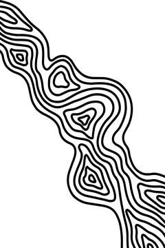 Black and white abstract template. Wooden pattern imitation. Vector illustration Stock Illustration