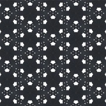 Black and White Abstract Texture Seamless Vector Background for Design, Dec.. Stock Illustration