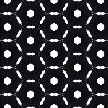 Black and White Abstract Texture Seamless Vector Background for Design, Dec.. Stock Illustration