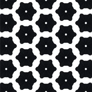 Black and White Abstract Texture Seamless Vector Background for Design, Dec.. Stock Illustration
