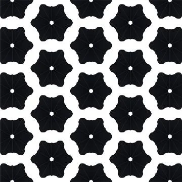 Black and White Abstract Texture Seamless Vector Background for Design, Dec.. Illustrazione stock