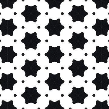 Black and White Abstract Texture Seamless Vector Background for Design, Dec.. 스톡 일러스트
