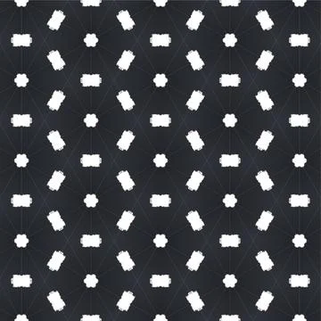 Black and White Abstract Texture Seamless Vector Background for Design, Dec.. Illustrazione stock