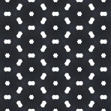 Black and White Abstract Texture Seamless Vector Background for Design, Dec.. Stock Illustration