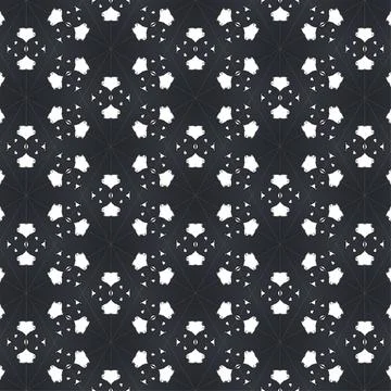 Black and White Abstract Texture Seamless Vector Background for Design, Dec.. Stock Illustration
