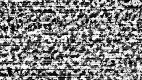 Black and white abstract texture with horizontal lines and scattered dots Stock Illustration