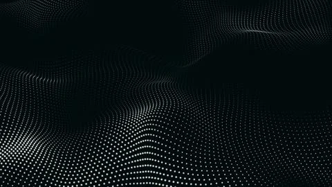 Black and white Abstract Trapcode Form digital particle wave and lights bac.. 스톡 일러스트