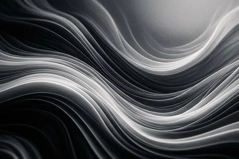 Black and white abstract wave pattern. Stock-Illustration