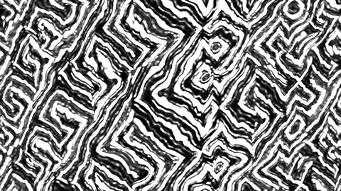 Black and white abstraction Stock Footage 166864158