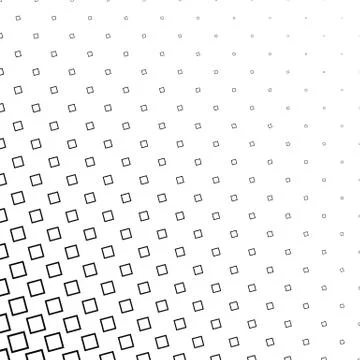 Black and white angular square pattern background Stock Illustration