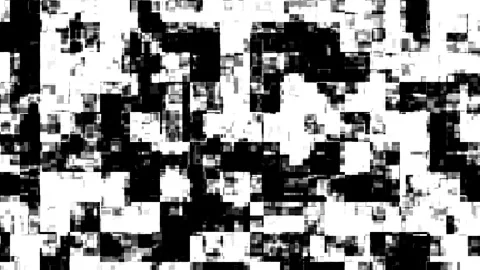 Black and white animated texture noise o... | Stock Video | Pond5