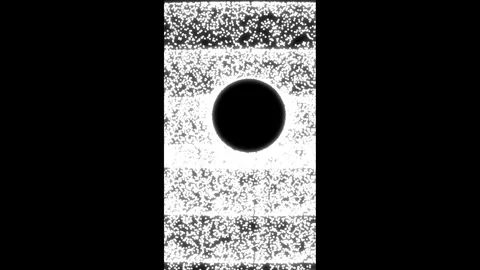 Black and white animation of dynamic particles and geometric shapes Stock Footage 253512569