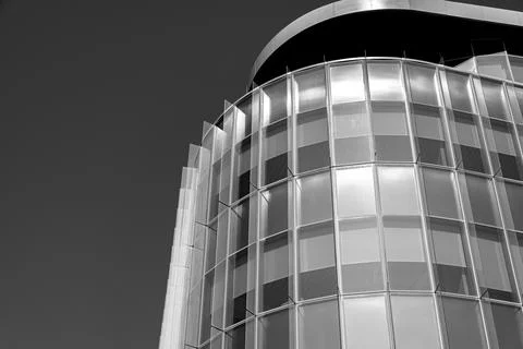 Black and white architectural texture Foto stock