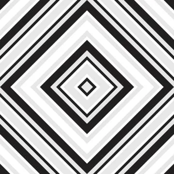 Black and White Argyle Diagonal Stripes seamless pattern background Stock Illustration