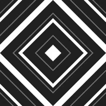 Black and White Argyle Diagonal Stripes seamless pattern background Illustrazione stock