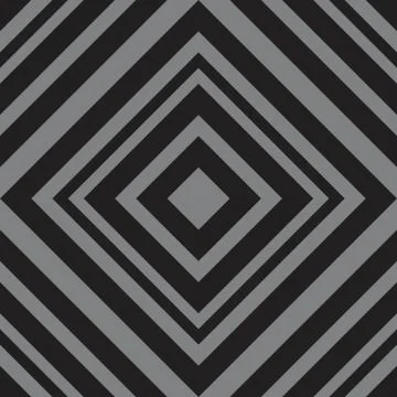 Black and White Argyle Diagonal Stripes seamless pattern background Stock Illustration
