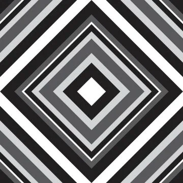 Black and White Argyle Diagonal Stripes seamless pattern background Illustrazione stock
