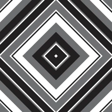 Black and White Argyle Diagonal Stripes seamless pattern background Stock Illustration