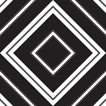 Black and White Argyle Diagonal Stripes seamless pattern background イラスト素材