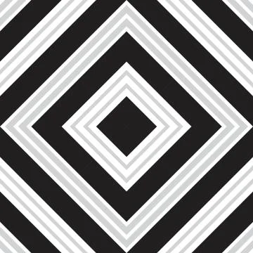 Black and White Argyle Diagonal Stripes seamless pattern background Illustrazione stock