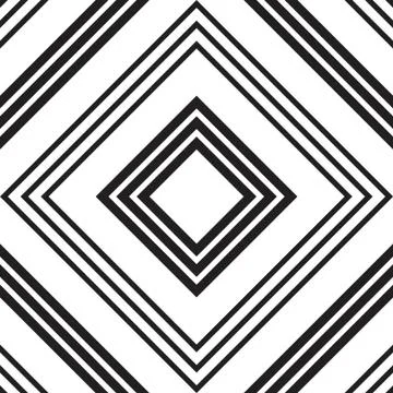 Black and White Argyle Diagonal Stripes seamless pattern background Illustrazione stock