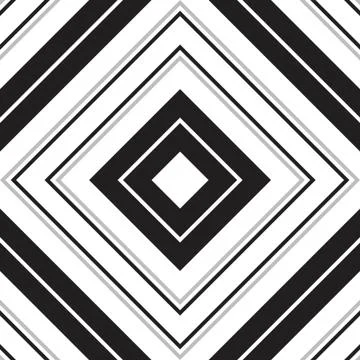 Black and White Argyle Diagonal Stripes seamless pattern background イラスト素材