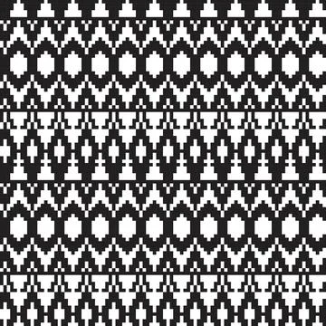 Black and White Argyle Knitting Grid seamless pattern design Illustrazione stock