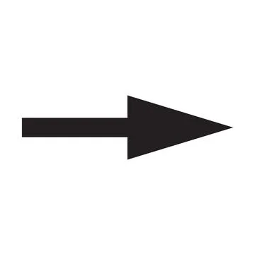 Black and white arrow. Vector Illustration. EPS10 Ilustración de archivo