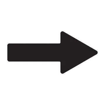 Black and white arrow. Vector Illustration. EPS10 Ilustración de archivo
